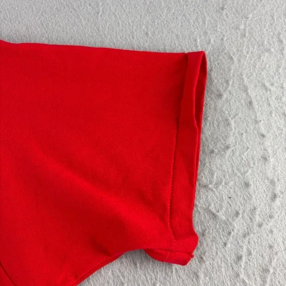 Vintage Employee Appreciation Day Shirt Mens L Red Stedman Single Stitch 90s - Picture 3 of 8